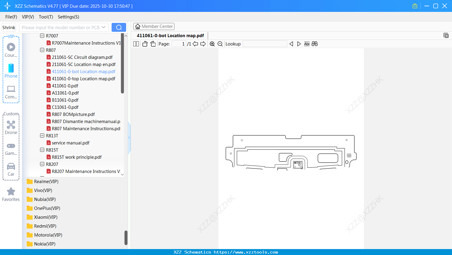 OPPO 411061-0-bot Location Map